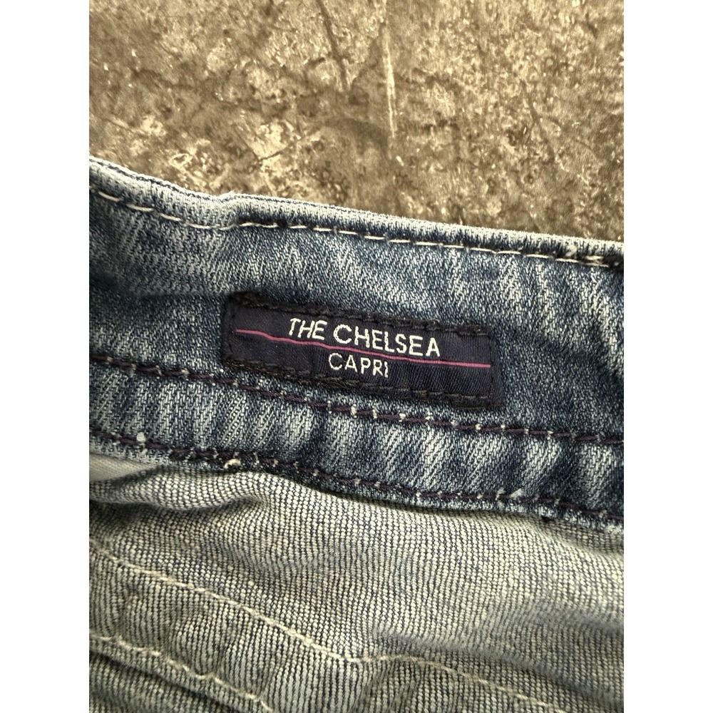 Vigoss The Chelsea Vintage‎ Capri Cropped Denim Jeans Womens Size 5/6 - Picture 11 of 15